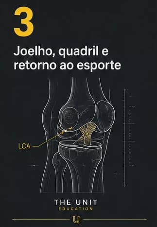 Capa do Módulo 3 — Joelho, quadril e retorno ao esporte